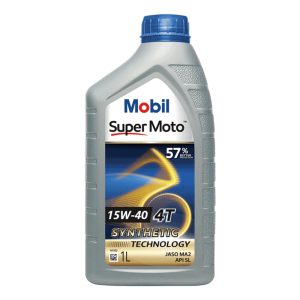 Dầu nhờn Mobil Super Moto 15W-40 4T Synthetic